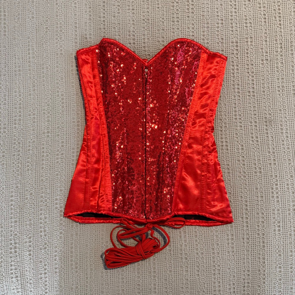 Hustler Hollywood sequin corset ￼